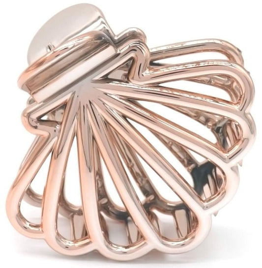 Haarklem schelp rose goud - Koosvanderbeek.nl - koosvanderbeek - Haarmode