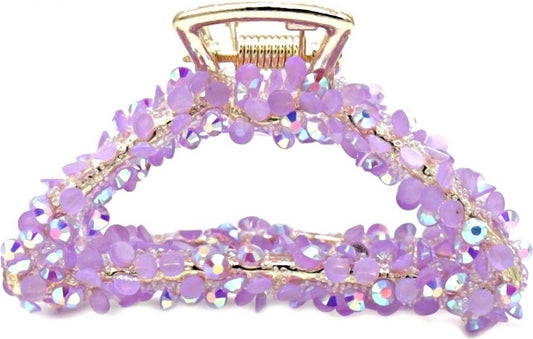 Haarklem Sparkle Purple 6cm - Koosvanderbeek.nl - koosvanderbeek - Haarmode