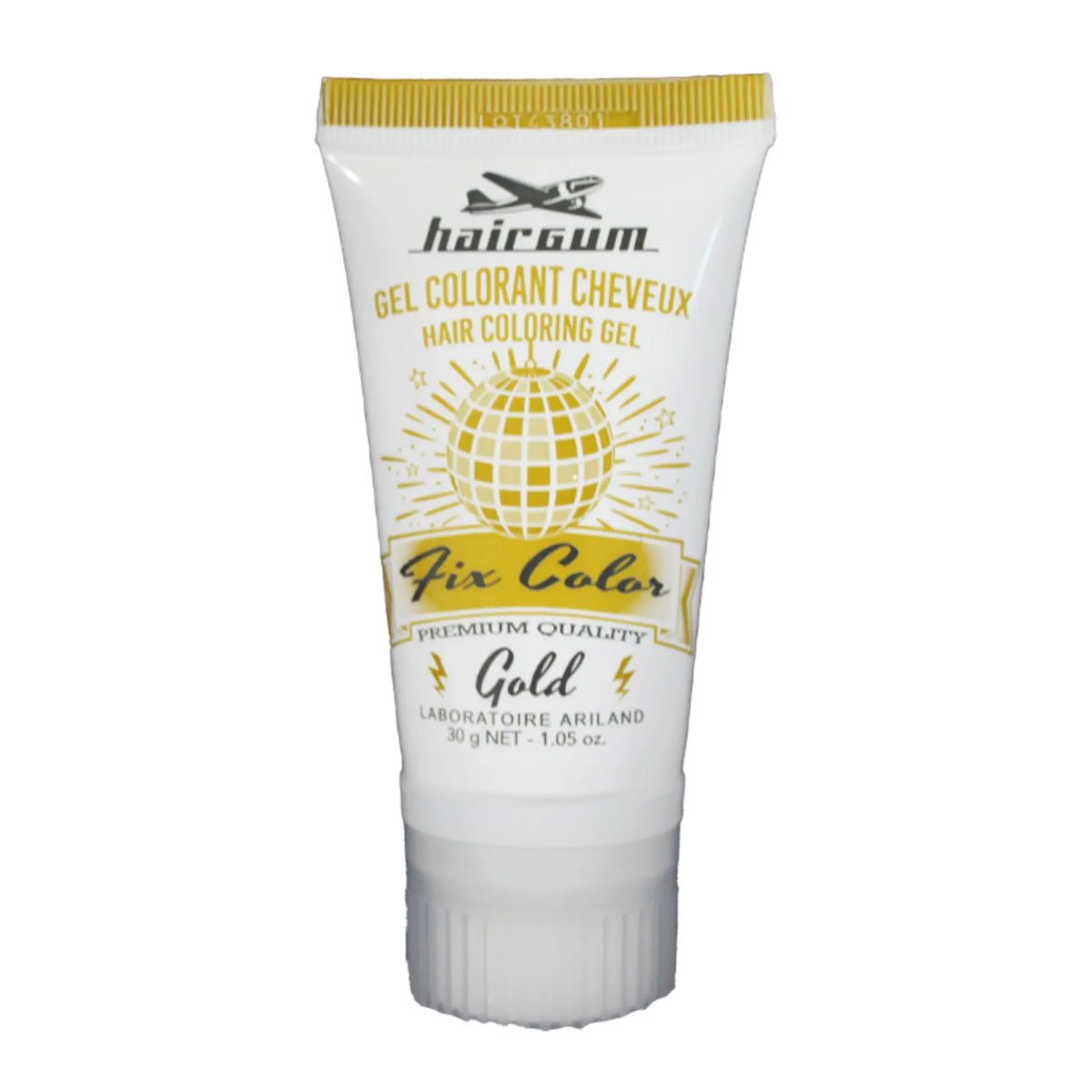 Hairgum Fix Color Goud 30ml Display 15st - Koosvanderbeek.nl - Hairgum - Kleurspray & kleurgel