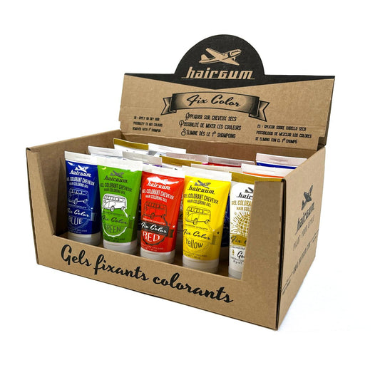 Hairgum Fix Color Mix Display 15st - Koosvanderbeek.nl - Hairgum - Kleurspray & kleurgel