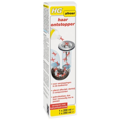 HG Haar Ontstopper - gebruiksklaar - Koosvanderbeek.nl - HG - Hygiene