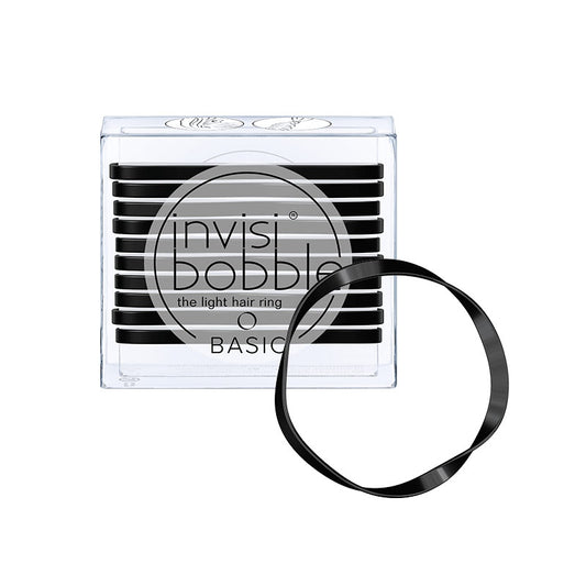 Invisibobble Basic Hair Ring True Black 10st