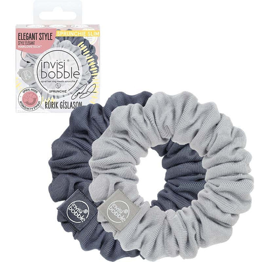 Invisibobble Sprunchie Slim Duo Feeling Greyt LE - Koosvanderbeek.nl - Invisibobble - Haarmode