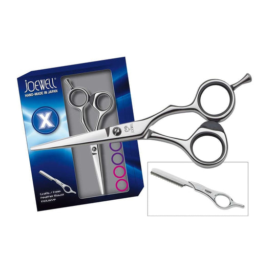 Joewell Set X Offset + Feather Razor S - Koosvanderbeek.nl - Joewell - Kappersschaar