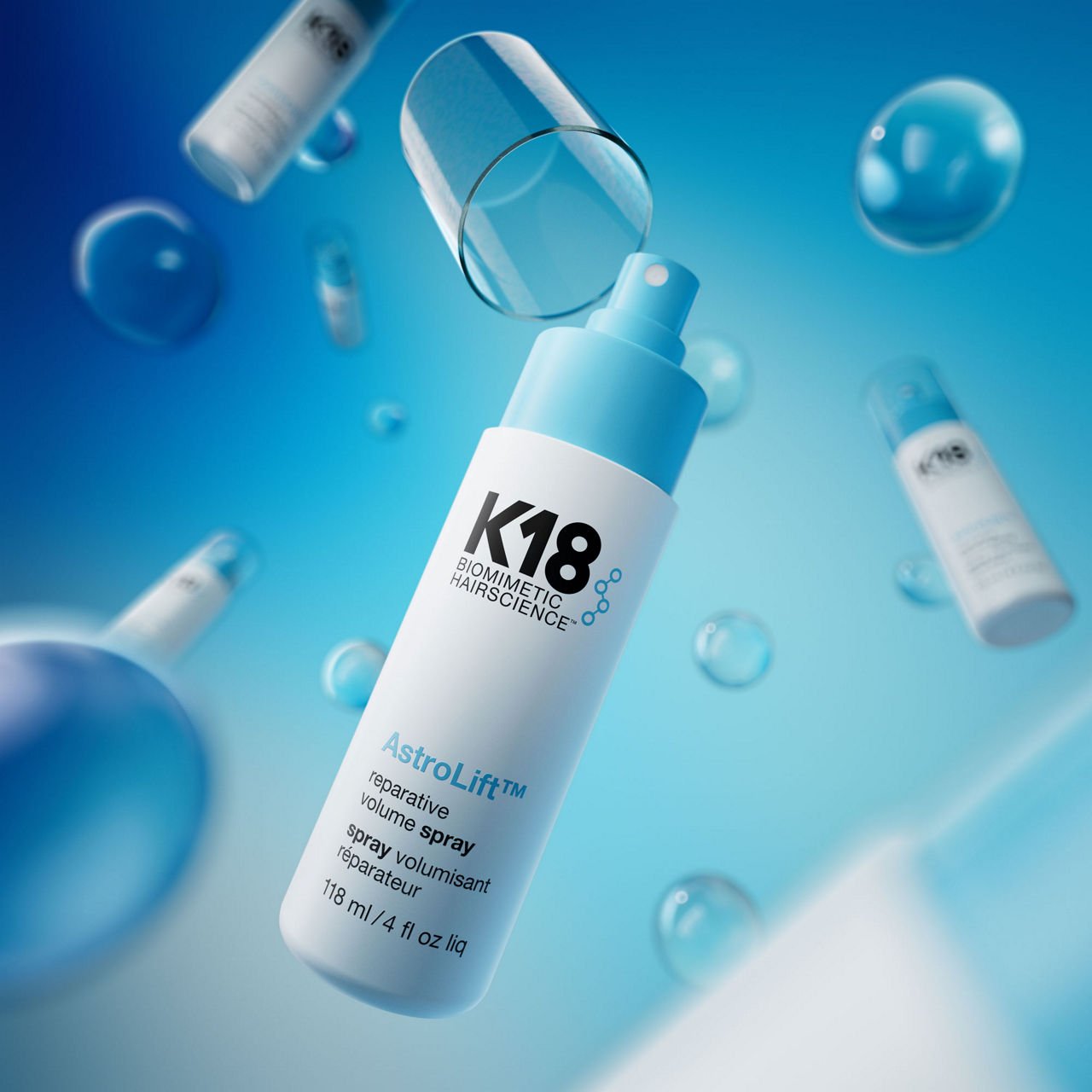 K18 AstroLift Reparative Volume Spray 118ml - Koosvanderbeek.nl - K18 - Haarspray