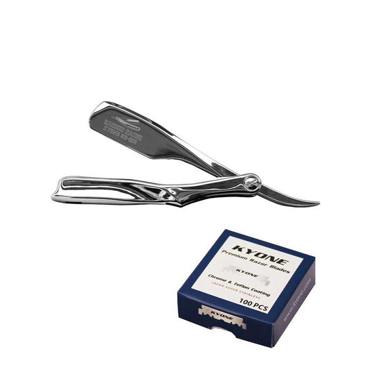 Kyone SR - 02S razor + gratis 300 SE - blades - Koosvanderbeek.nl - Kyone - Kappersmes