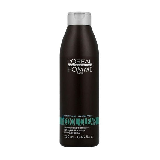Loreal Homme Cool Clear Shampoo 250ml - Koosvanderbeek.nl - Loreal - Shampoo