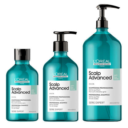 Loreal SE Scalp Advanced Anti - Oiliness Shampoo - Koosvanderbeek.nl - Loreal - Hoofdhuidproblemen