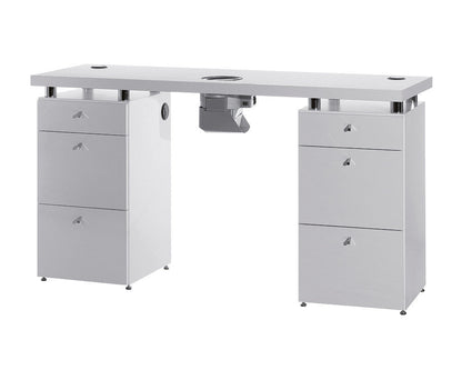 MB Logic White Ash Manicure Table - Koosvanderbeek.nl - Medical & Beauty - Beautysalon