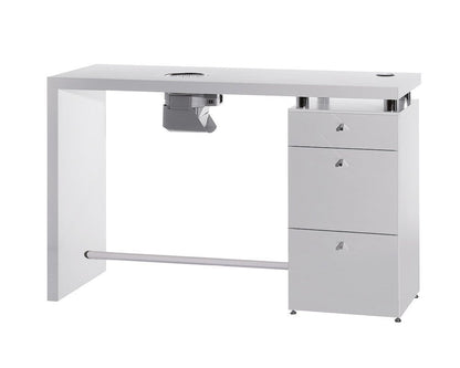 MB Logic White Ash Manicure Table - Koosvanderbeek.nl - Medical & Beauty - Beautysalon
