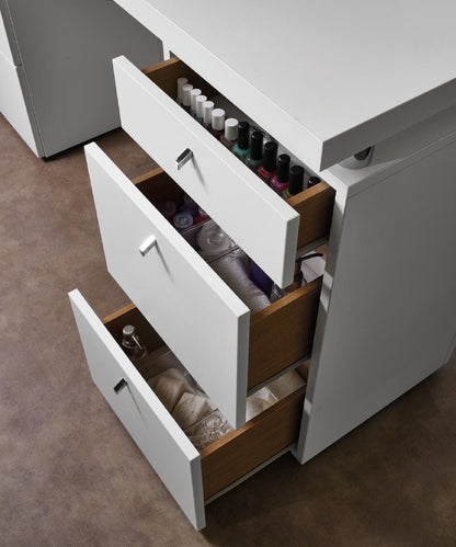 MB Logic White Ash Manicure Table - Koosvanderbeek.nl - Medical & Beauty - Beautysalon