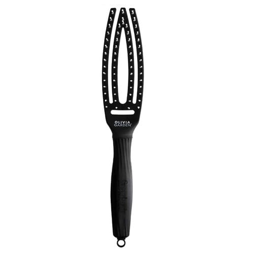 Olivia Garden Fingerbrush Combo Zwart - Koosvanderbeek.nl - Olivia Garden - Ontwarborstels