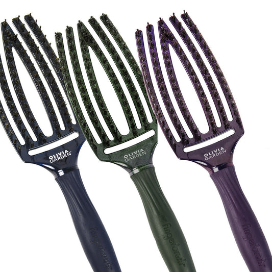 Olivia Garden Fingerbrush M Midnight - Koosvanderbeek.nl - Olivia Garden - Ontwarborstels