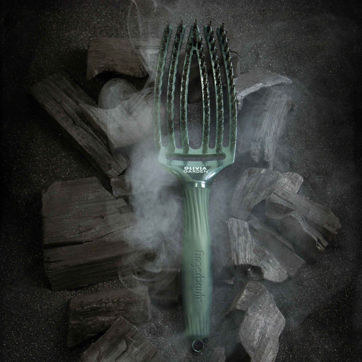 Olivia Garden Fingerbrush M Midnight - Koosvanderbeek.nl - Olivia Garden - Ontwarborstels