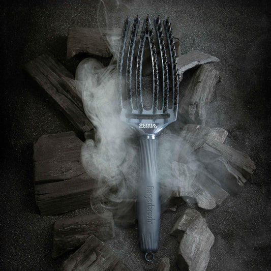Olivia Garden Fingerbrush M Midnight - Koosvanderbeek.nl - Olivia Garden - Ontwarborstels