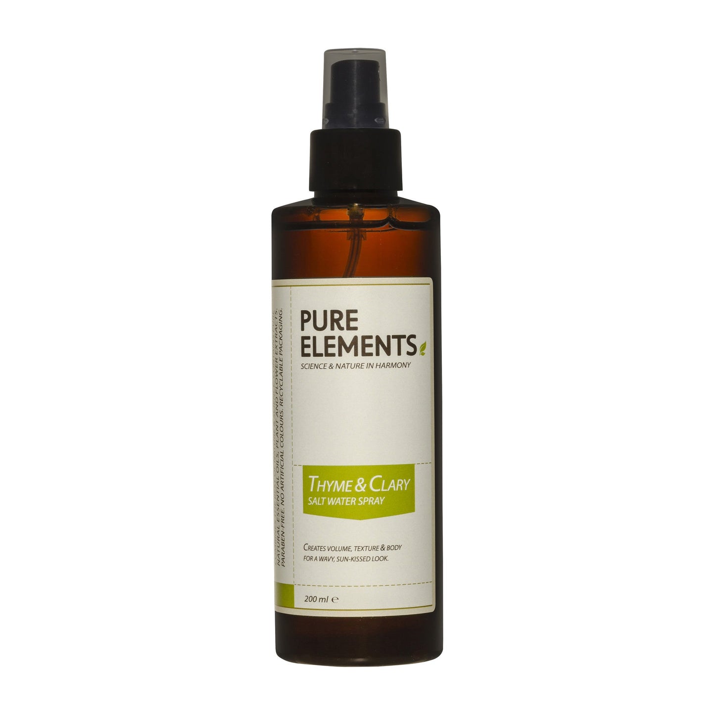 PE Thyme & Clary Salt Water Spray 200ml - Koosvanderbeek.nl - Pure Elements - Haarspray