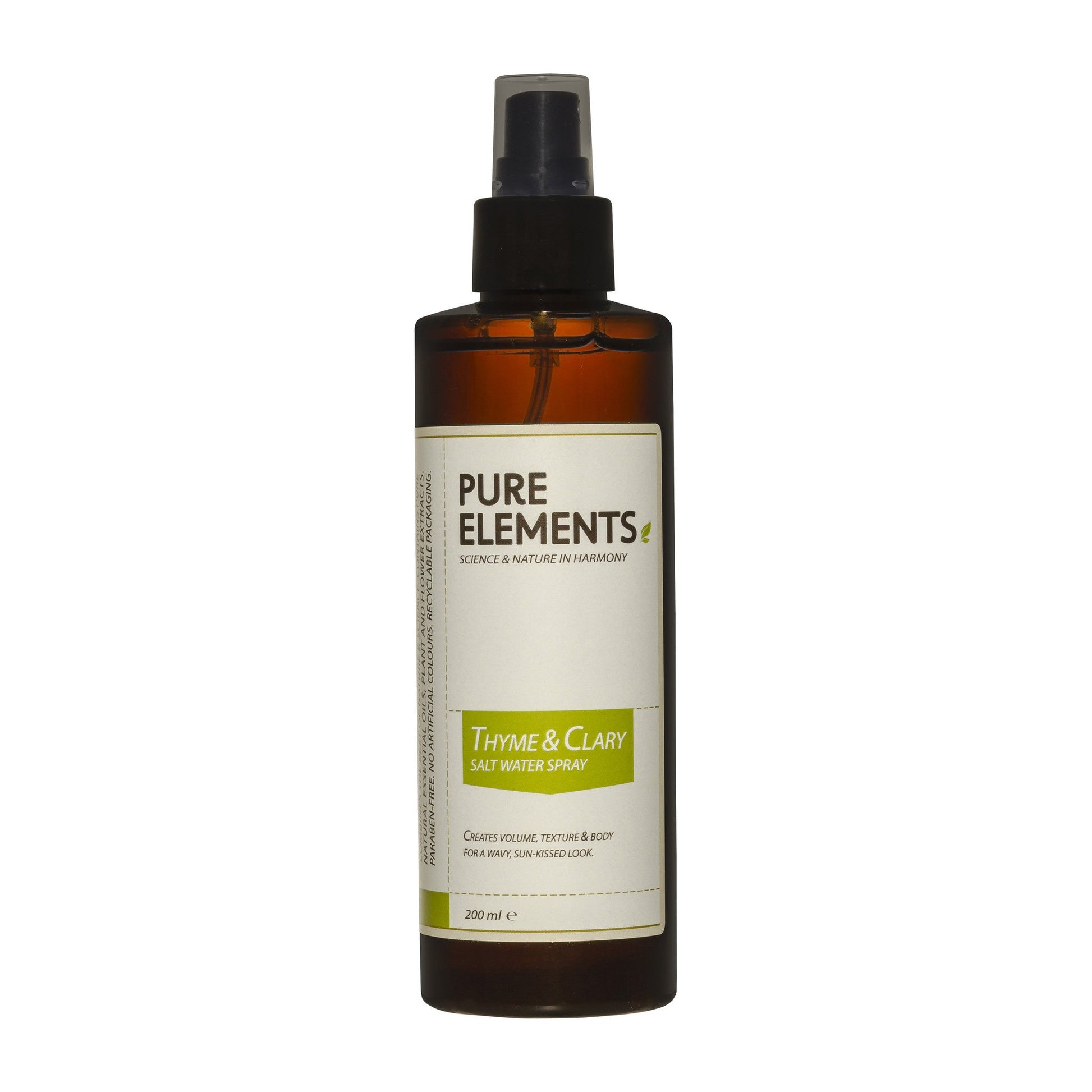 PE Thyme & Clary Salt Water Spray 200ml - Koosvanderbeek.nl - Pure Elements - Haarspray