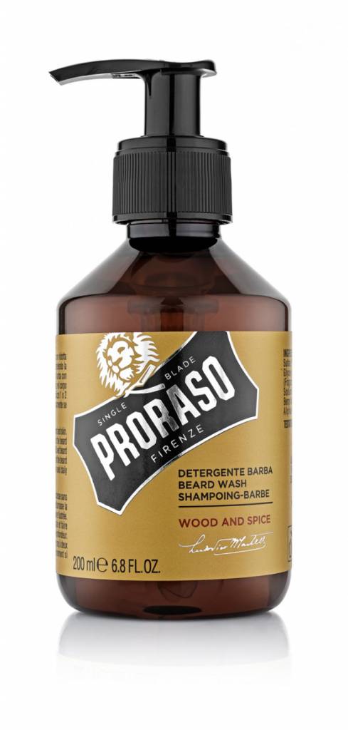 Proraso Beard Wash Wood & Spice 200ml - Koosvanderbeek.nl - Proraso - Baardshampoo