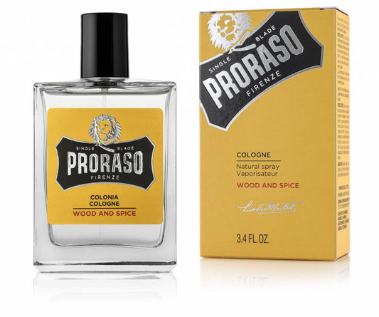 Proraso Eau de Cologne Wood & Spice 100ml - Koosvanderbeek.nl - Proraso - After shave