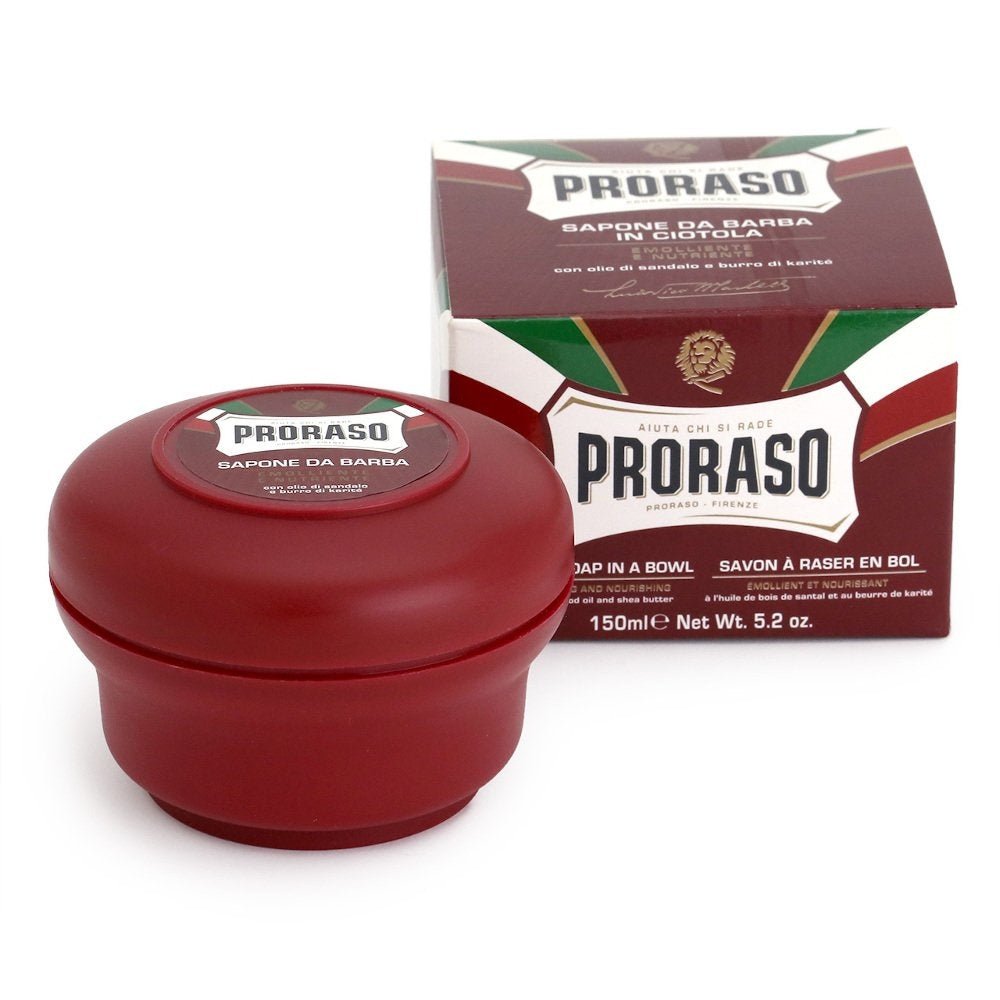 Proraso Rood Scheerzeep Bowl 150ml - Koosvanderbeek.nl - Proraso - Scheercreme