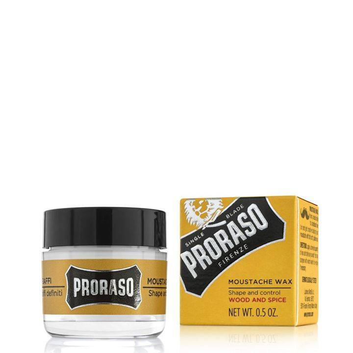 Proraso Snorrewax Wood & Spice 15ml - Koosvanderbeek.nl - Proraso - Baard & snor styling