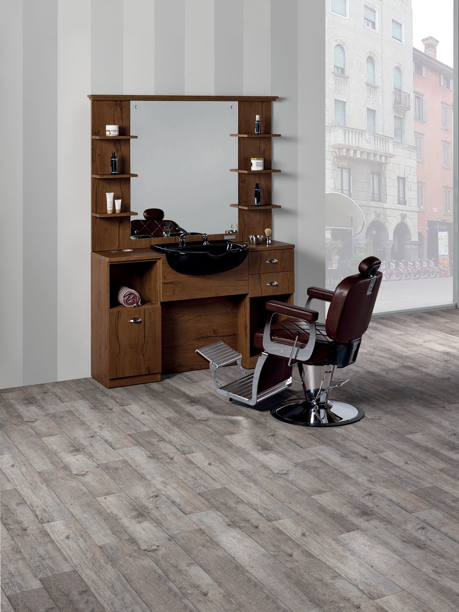 SA Barber Kaptafel Triomphe - Koosvanderbeek.nl - Salon Ambience - Kaptafels