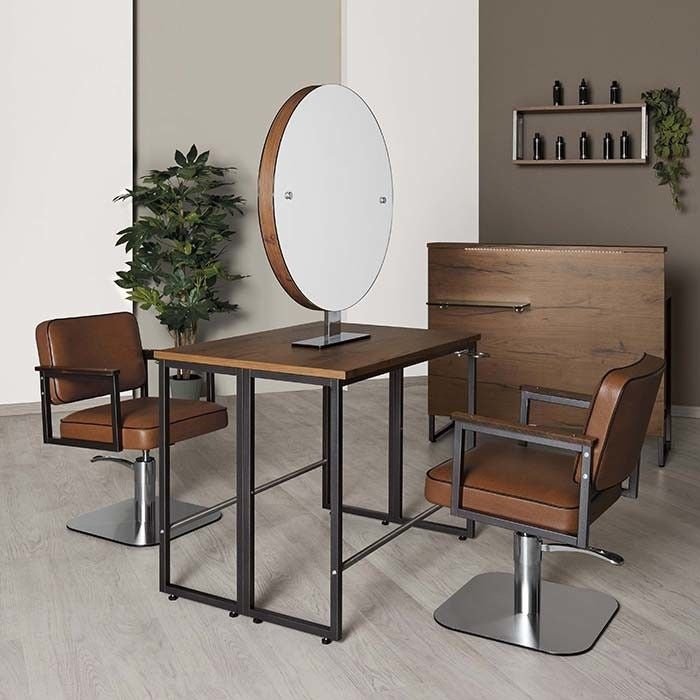 SA Kaptafel London Round - Koosvanderbeek.nl - Salon Ambience - Kaptafels
