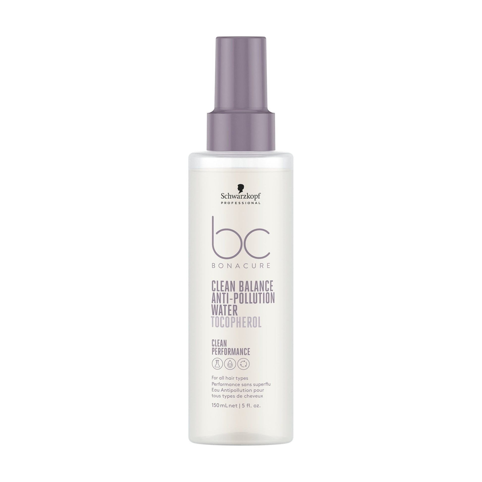 Schwarzkopf BC CP Clean Balance Anti - Pollution Water 150ml - Koosvanderbeek.nl - Schwarzkopf - Leave - in conditioner