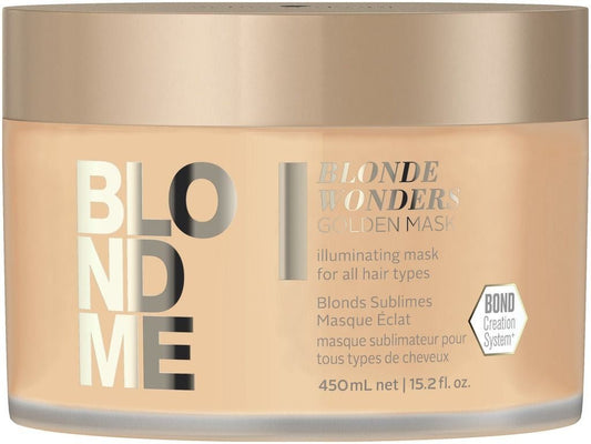 Schwarzkopf Blond Me Blonde Wonders Golden Mask 450ml - Koosvanderbeek.nl - Schwarzkopf - Haarmasker