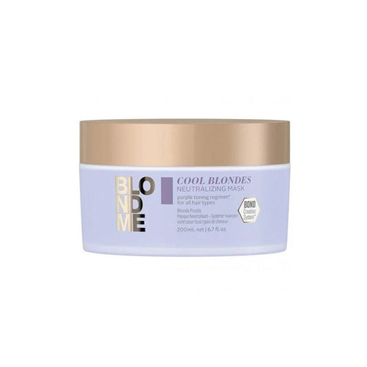 Schwarzkopf Blond Me Cool Blondes Mask 200ml - Koosvanderbeek.nl - Schwarzkopf - Haarmasker