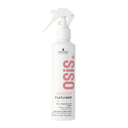 Schwarzkopf Osis+ Flatliner Heat Protection Spray 200ml - Koosvanderbeek.nl - Schwarzkopf - Haarspray