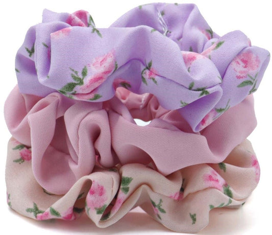 Scrunchie set 3st lila - Koosvanderbeek.nl - koosvanderbeek - Elastiekjes