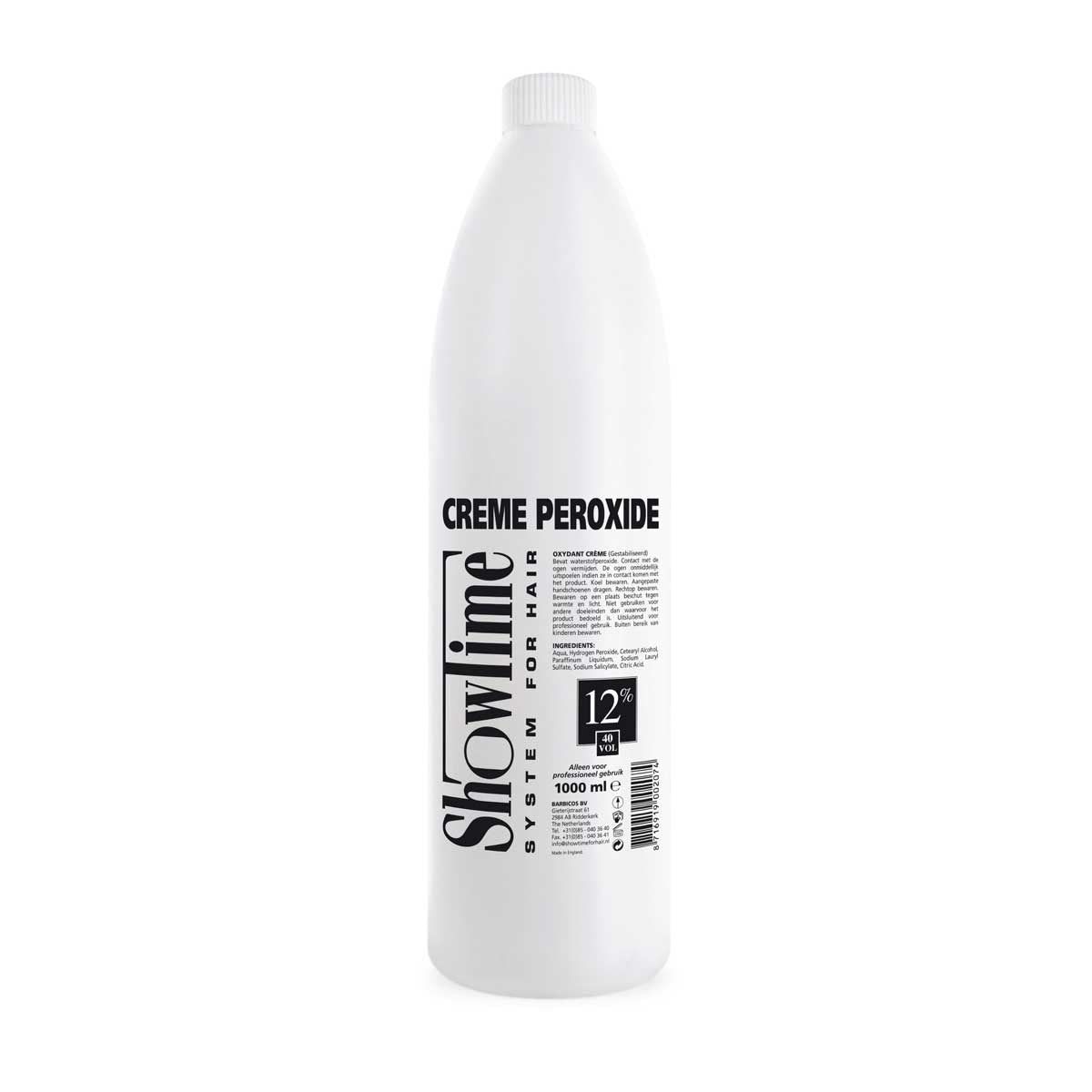 Showtime Creme Peroxide 1,9% 1000ml - Koosvanderbeek.nl - Showtime - Oxidanten