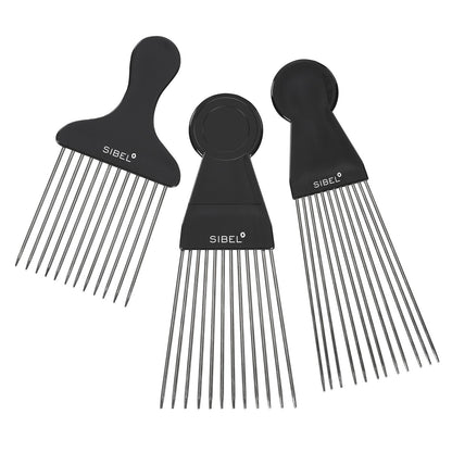 Sibel Metalen Haarkam voor Afro haar - Koosvanderbeek.nl - Sibel - Kammen