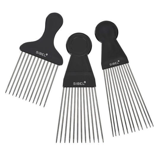 Sibel Metalen Haarkam voor Afro haar - Koosvanderbeek.nl - Sibel - Kammen