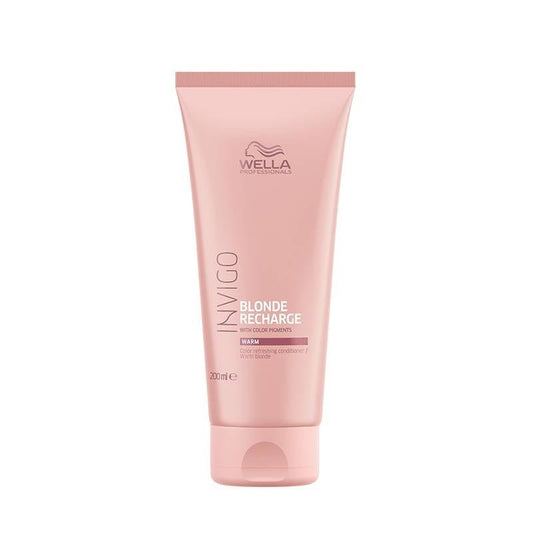 Wella Invigo Color Recharge Warm Blonde Conditioner 200ml - Koosvanderbeek.nl - Wella - Kleuronderhoud